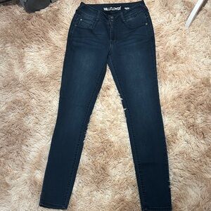 Wallflower Women's Deep Indigo Skinny Jeans